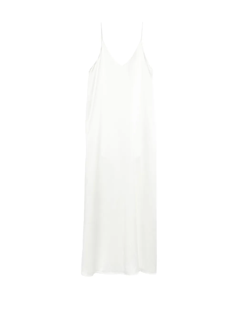 

Миди-платье на бретелях с V-образным вырезом Lisa Yang, белый