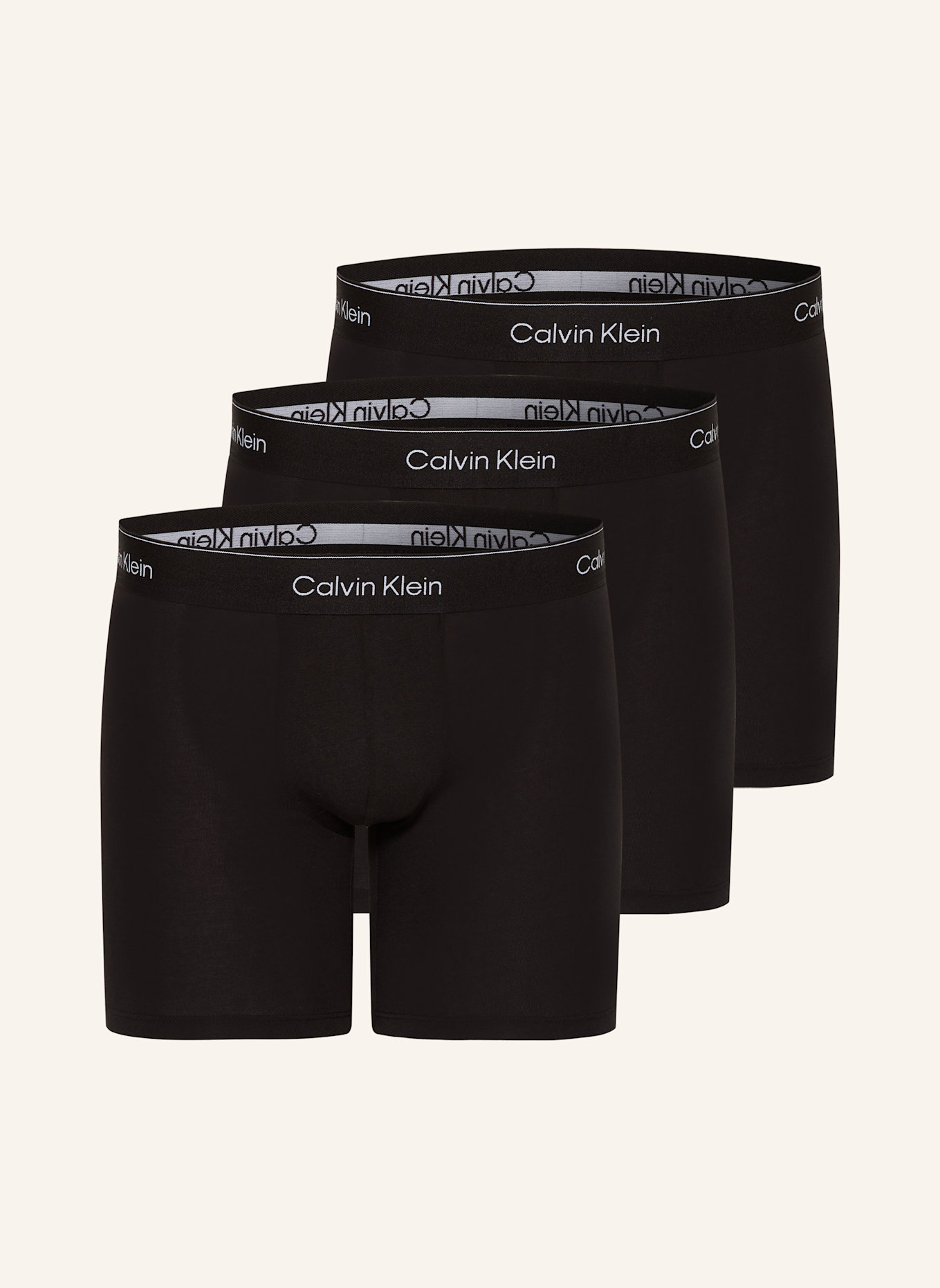 

Упаковка из 3 трусов-боксеров Icon, хлопок, стрейч Calvin Klein, черный