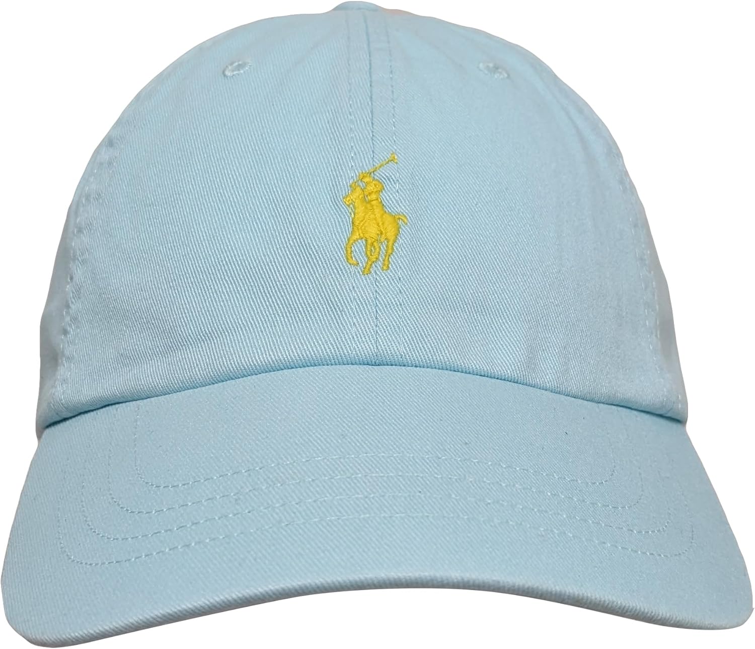 

Polo Ralph Lauren мужская бейсболка из хлопчатобумажного чино, Soft Aqua (Yellow Pony)