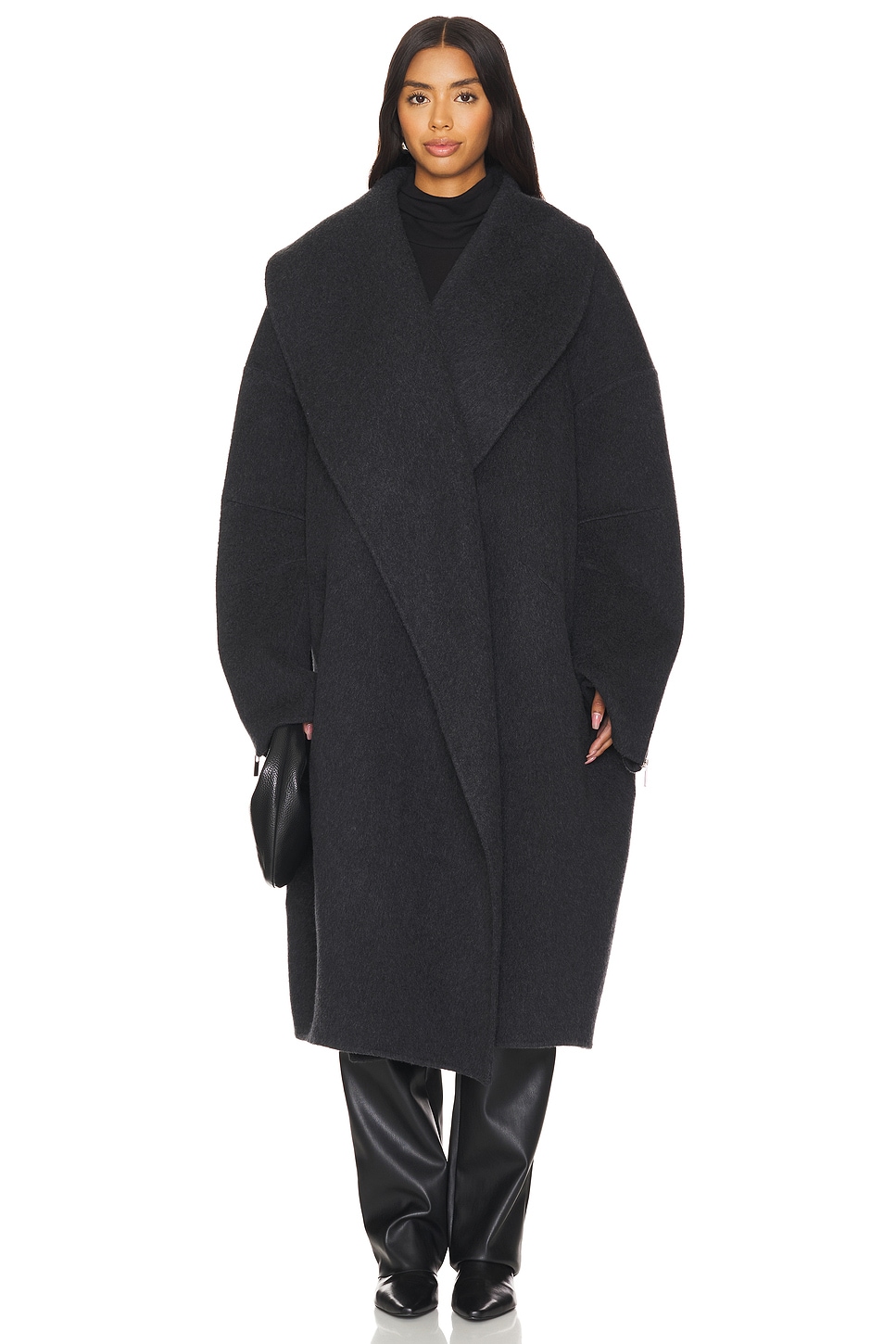 

Пальто Apex cocoon Helmut Lang, dark charcoal