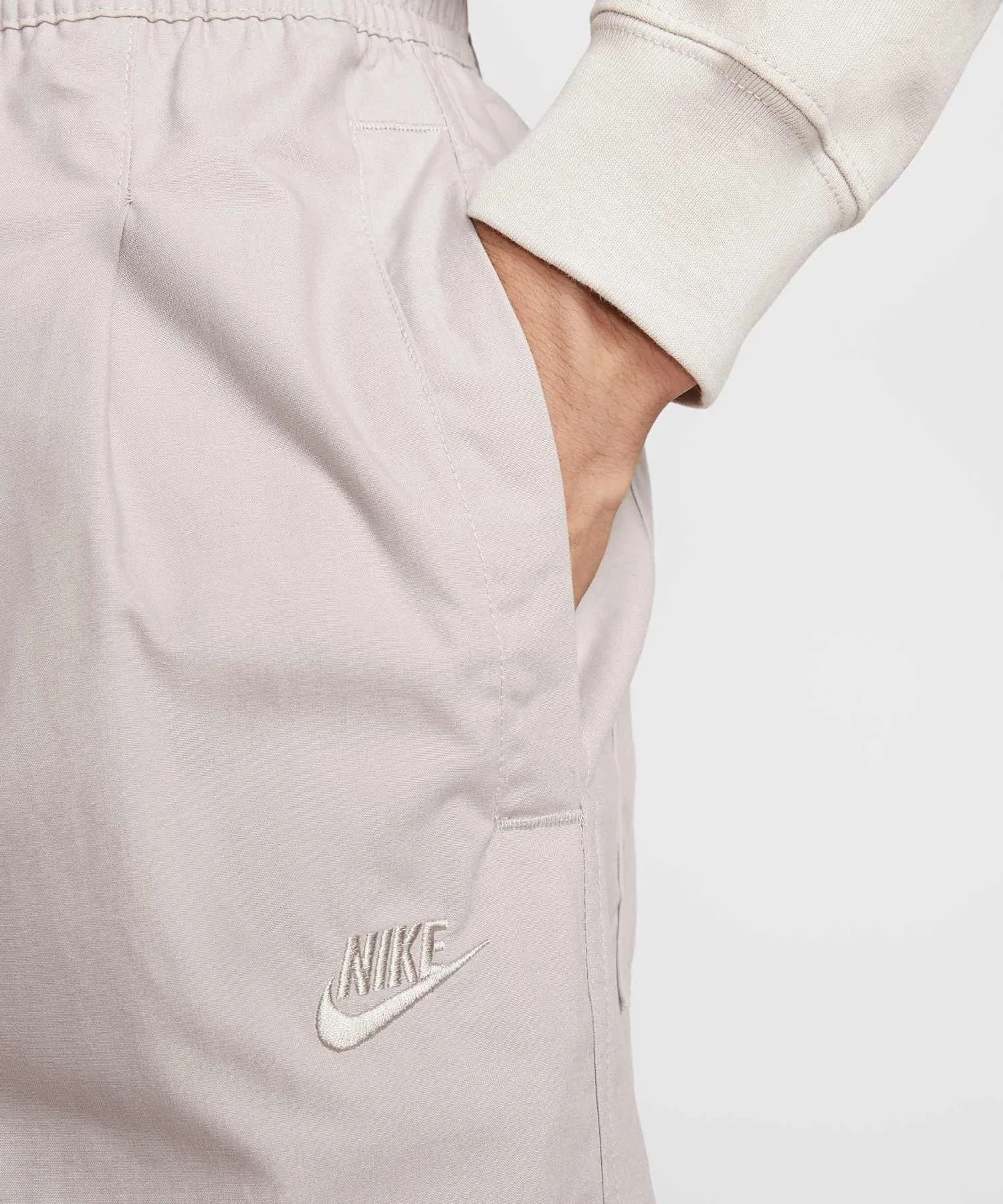 Мужские брюки-баллоны Nike Club HJ1974-009, цвет «Колледжский серый». — фото 4