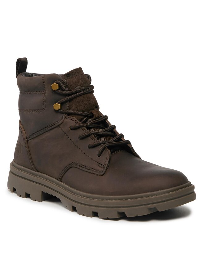 Ботильоны на шнуровке CAT Footwear Practitioner Mid P725843, коричневый — фото 2