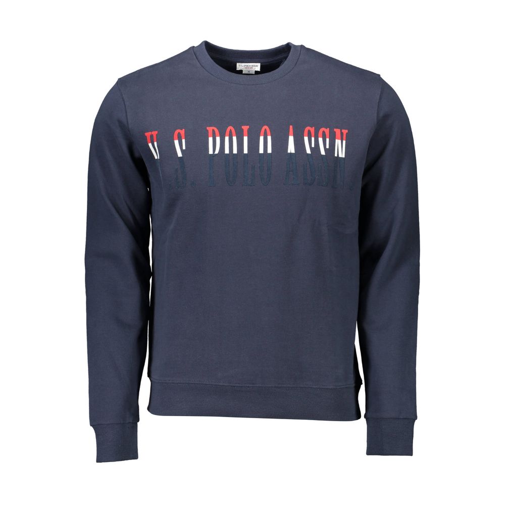 

Синий хлопковый мужской свитер U.S. Polo Assn.