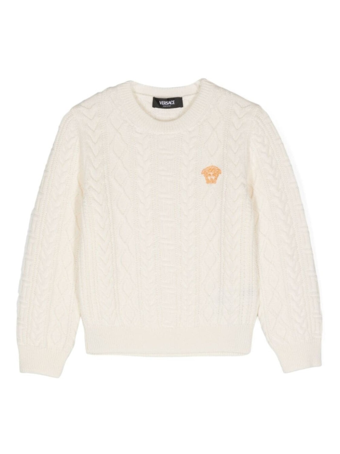 

Versace Kids джемпер Medusa, белый