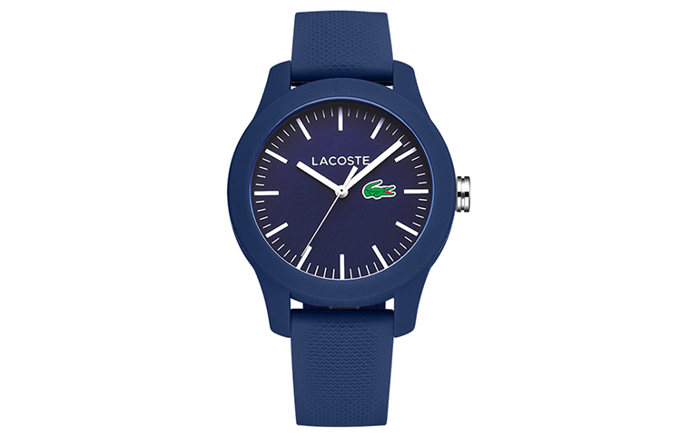 

LACOSTE Часы 12.12 Collection Wrist Watch Quartz Movement Resin Strap Blue Dial Women's Watch