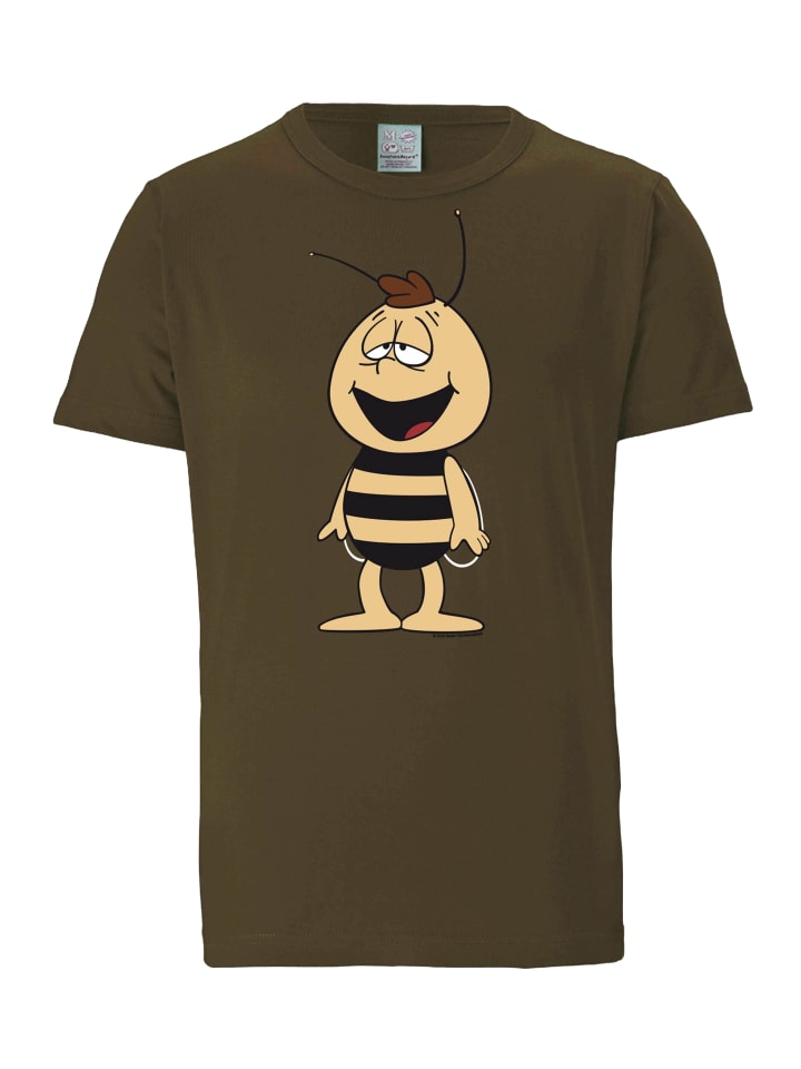 

Logoshirt Футболка Maya the Bee - Willy оливково-зеленого цвета, Зеленый, Logoshirt Футболка Maya the Bee - Willy оливково-зеленого цвета