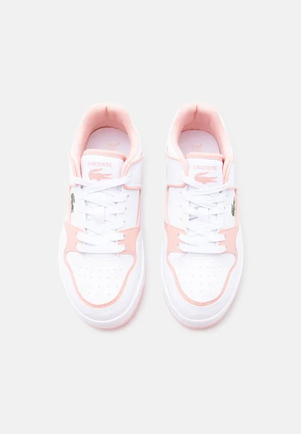 Детские кроссовки для игры в баскетбол унисекс Lacoste, White/Pink — фото 4