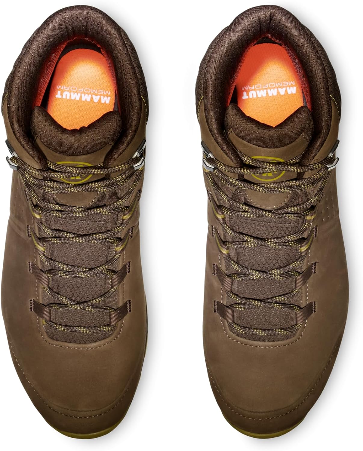 Мужские походные ботинки Mammut Mercury IV Low GTX, титан-ярко-красный, подошва Vibram, 3D мемо-пена, комфорт для дневных походов, зеленый — фото 4