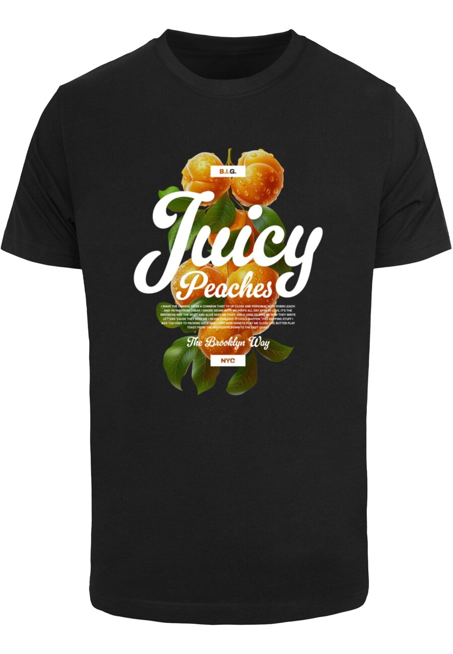 

Рубашка Mister Tee Delicious Peaches, черный