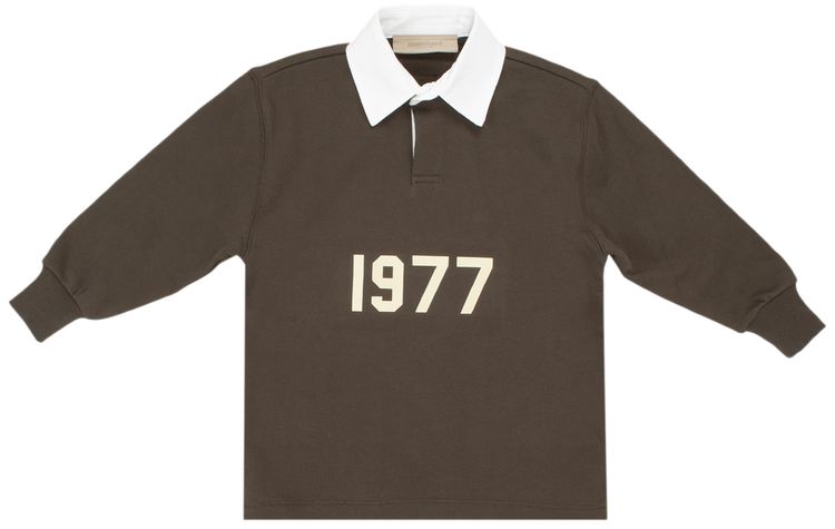 

Детская регбийная футболка "Fear of God Essentials" Henley, черный