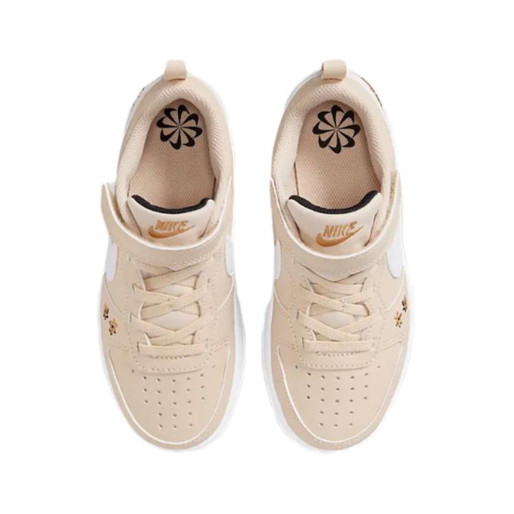 Nike Court Borough Low Recraft SE PS 'Embroidered Floral' Белый Желтый — фото 3