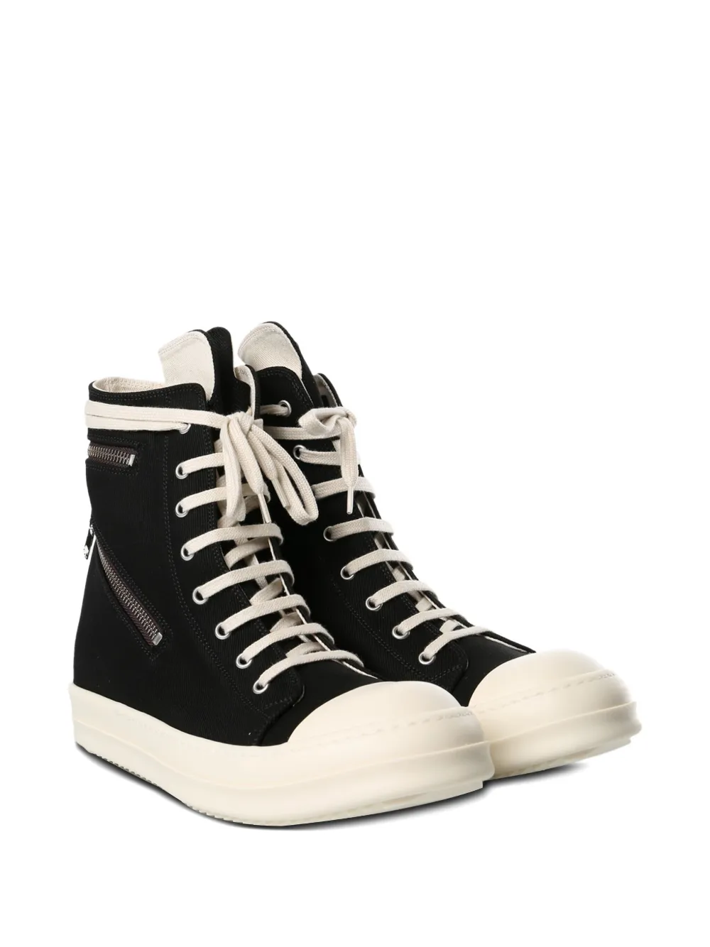 Кроссовки на молнии со шнуровкой Rick Owens DRKSHDW, черный — фото 2