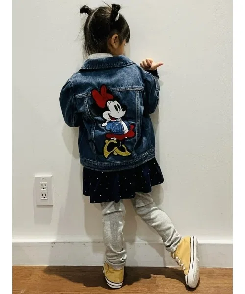 Джинсовая куртка babyGap Disney Minnie Mouse Icon — фото 4