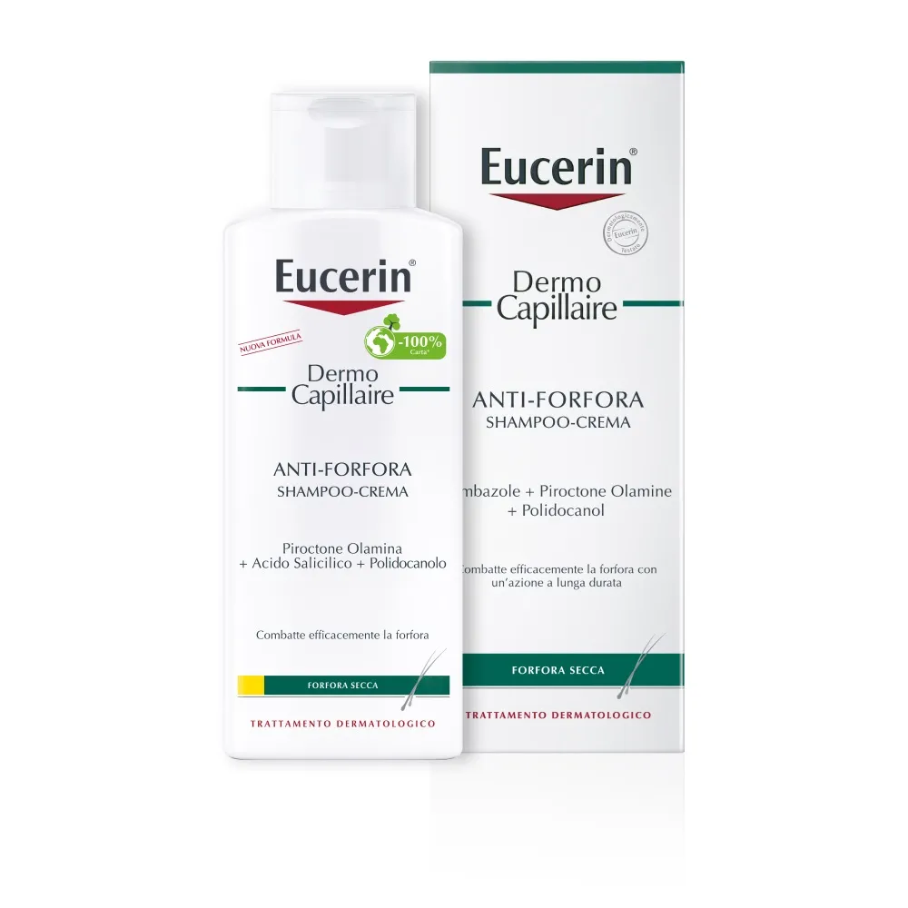 

Eucerin DermoCapillaire Шампунь Крем против перхоти 250 мл Сухая перхоть