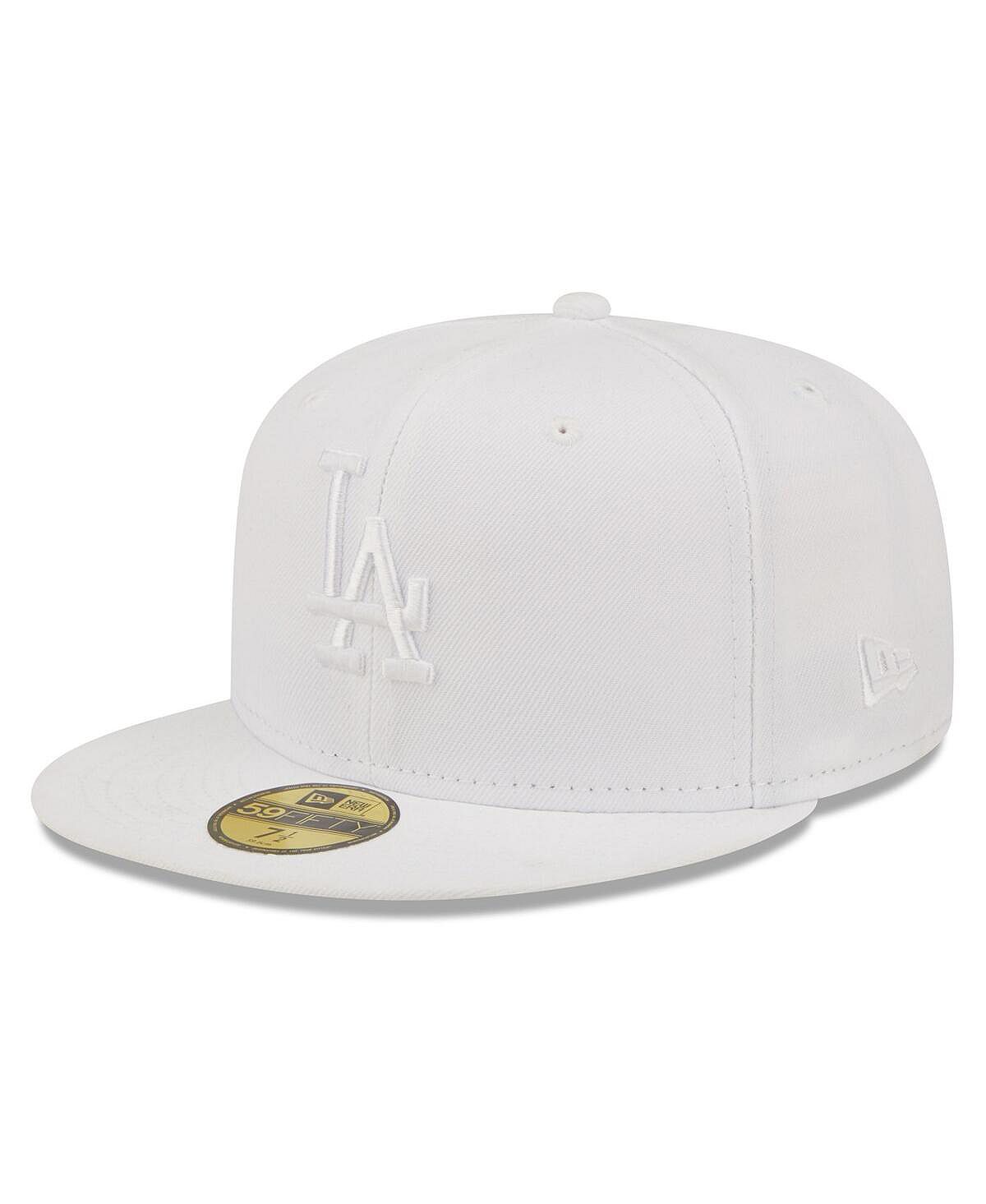 

Мужская приталенная кепка Los Angeles Dodgers белая на белом 59FIFTY New Era