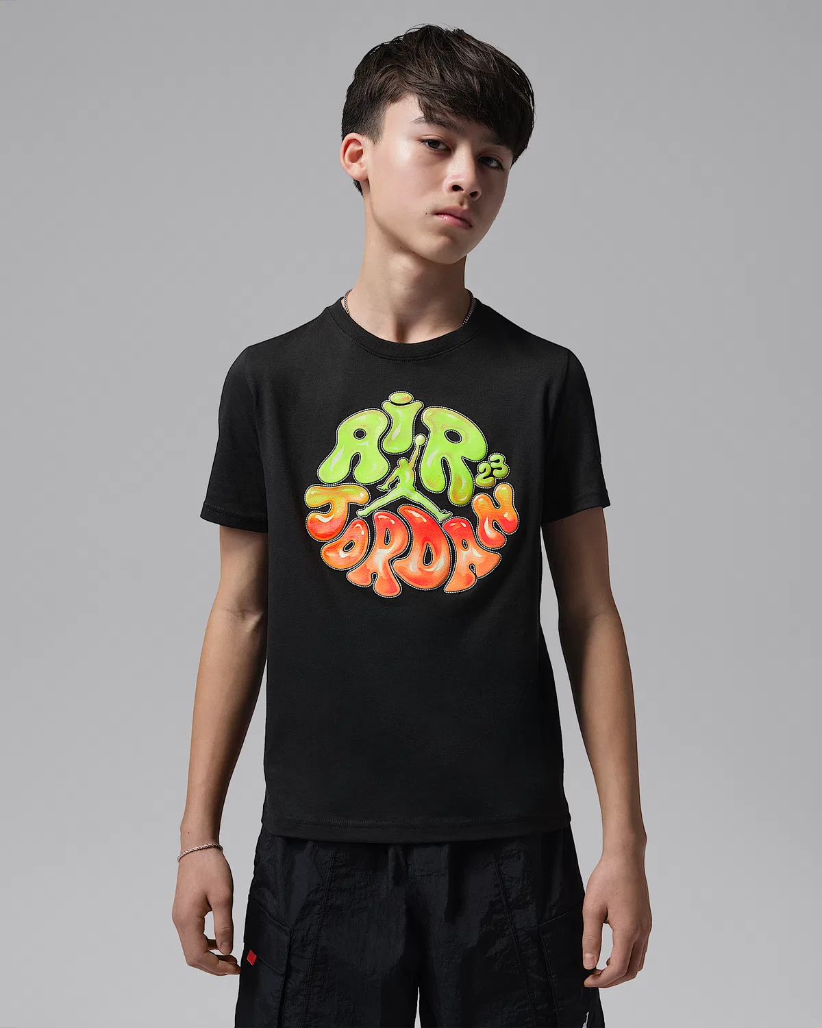Детская футболка Bubble T-Shirt Jordan Super Splash, Black