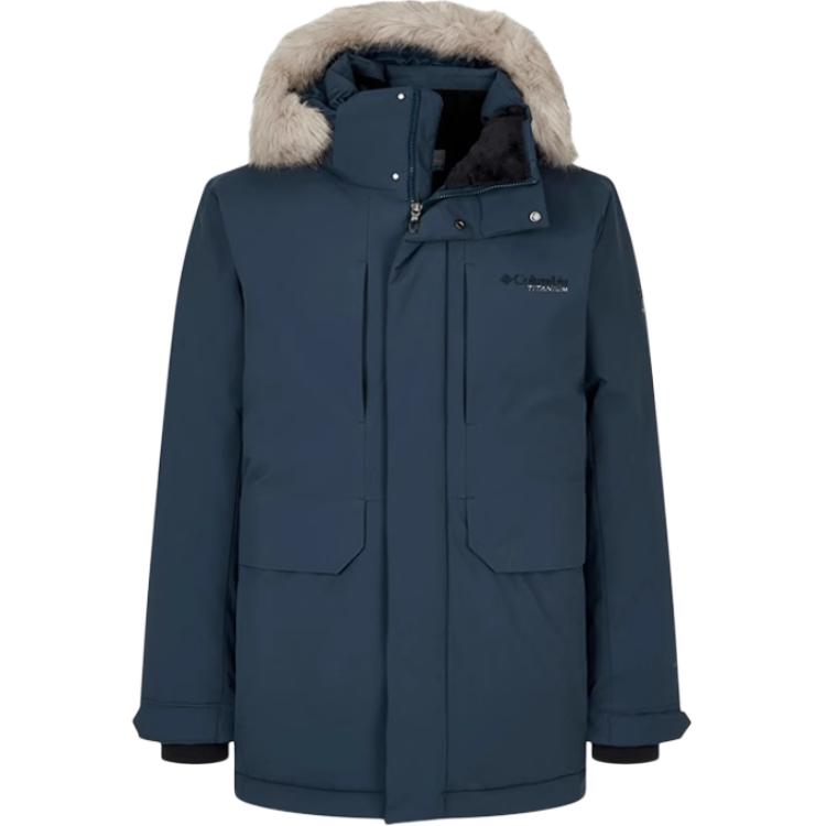 

Columbia Пуховик мужской темно-синий, Navy Blue