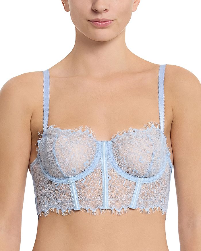 

Корсетный бра Sheer Seduction Hanky Panky, синий