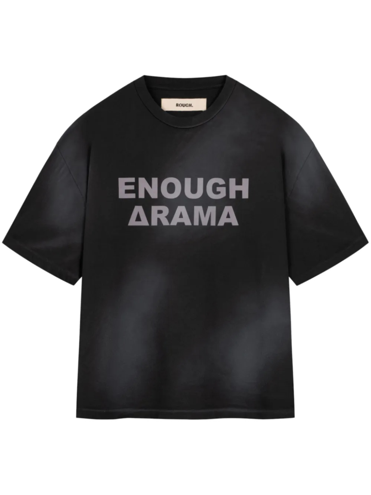 

ROUGH. Футболка Enough Drama, черный