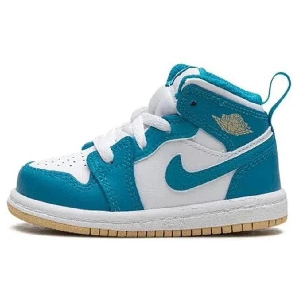Кроссовки Nike Air Jordan Mid SE DQ8425-400 Aquatone Lifestyle Shoes HTAT132, синий — фото 2