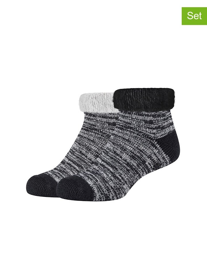 

Носки camano 2er-Set: Socken, черный/белый