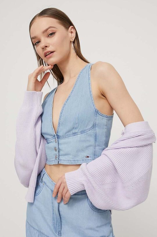 

Джинсовый топ Tommy Jeans, синий