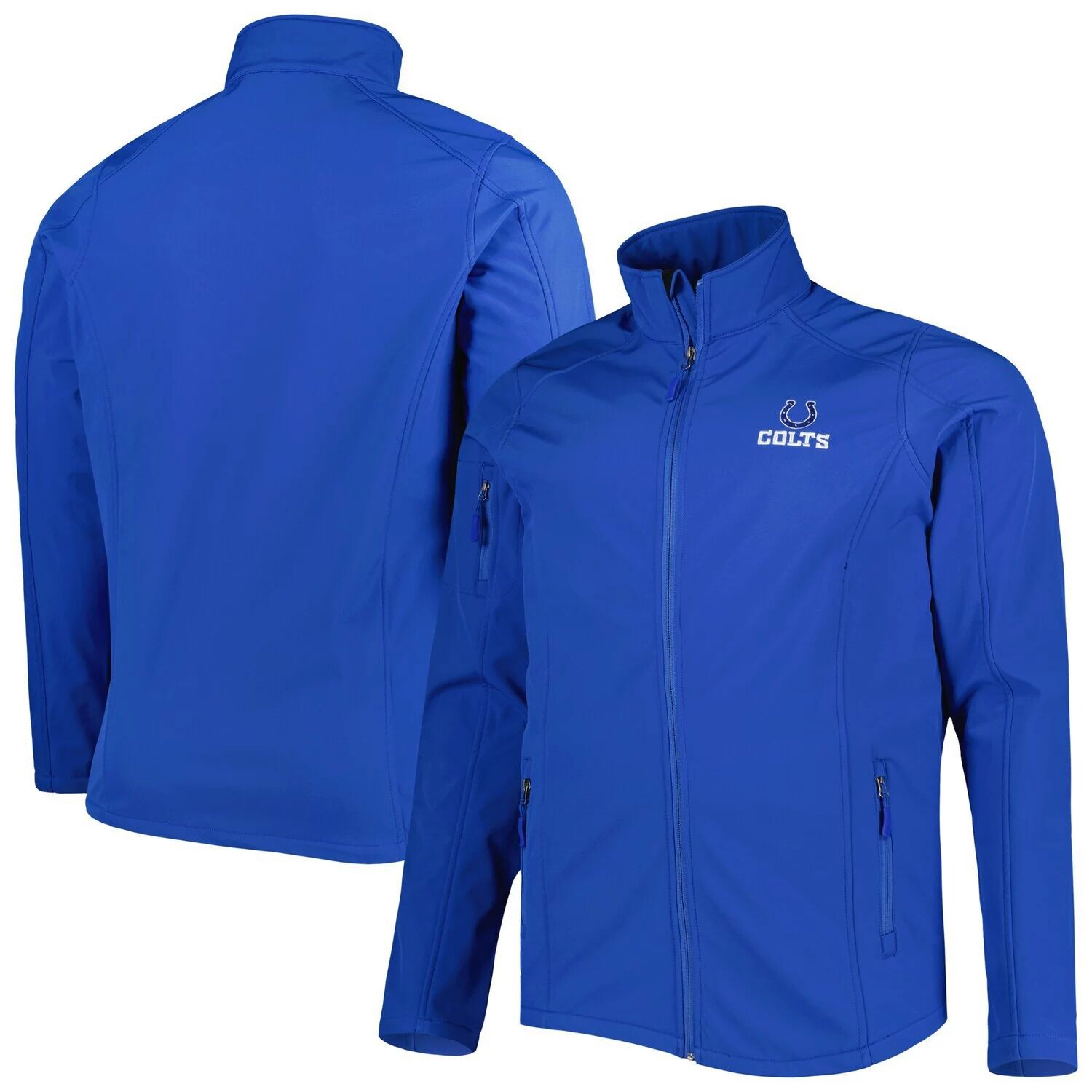 

Мужская куртка Dunbrooke Royal Indianapolis Colts Big & Tall Sonoma Softshell с молнией во всю длину