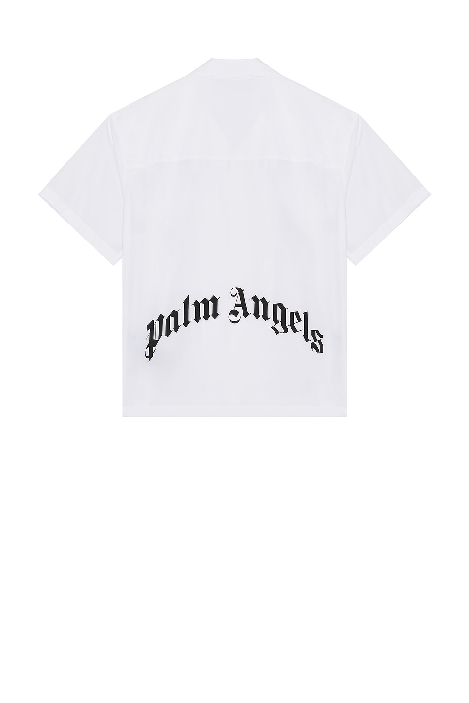

Классическая рубашка с изогнутым логотипом Palm Angels, белый
