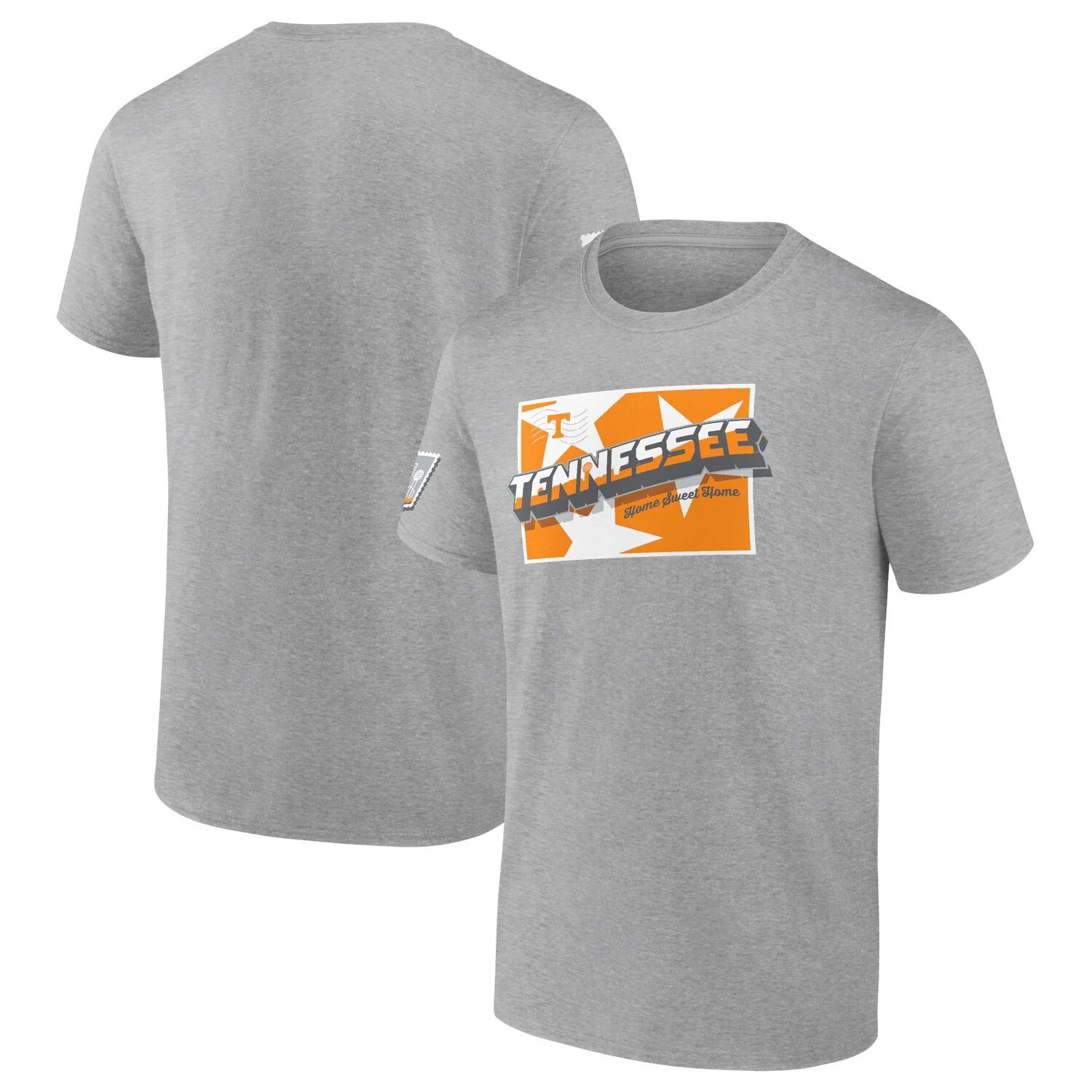 

Мужская футболка с логотипом Heather Grey Tennessee Volunteers Fan Fan Fanatics