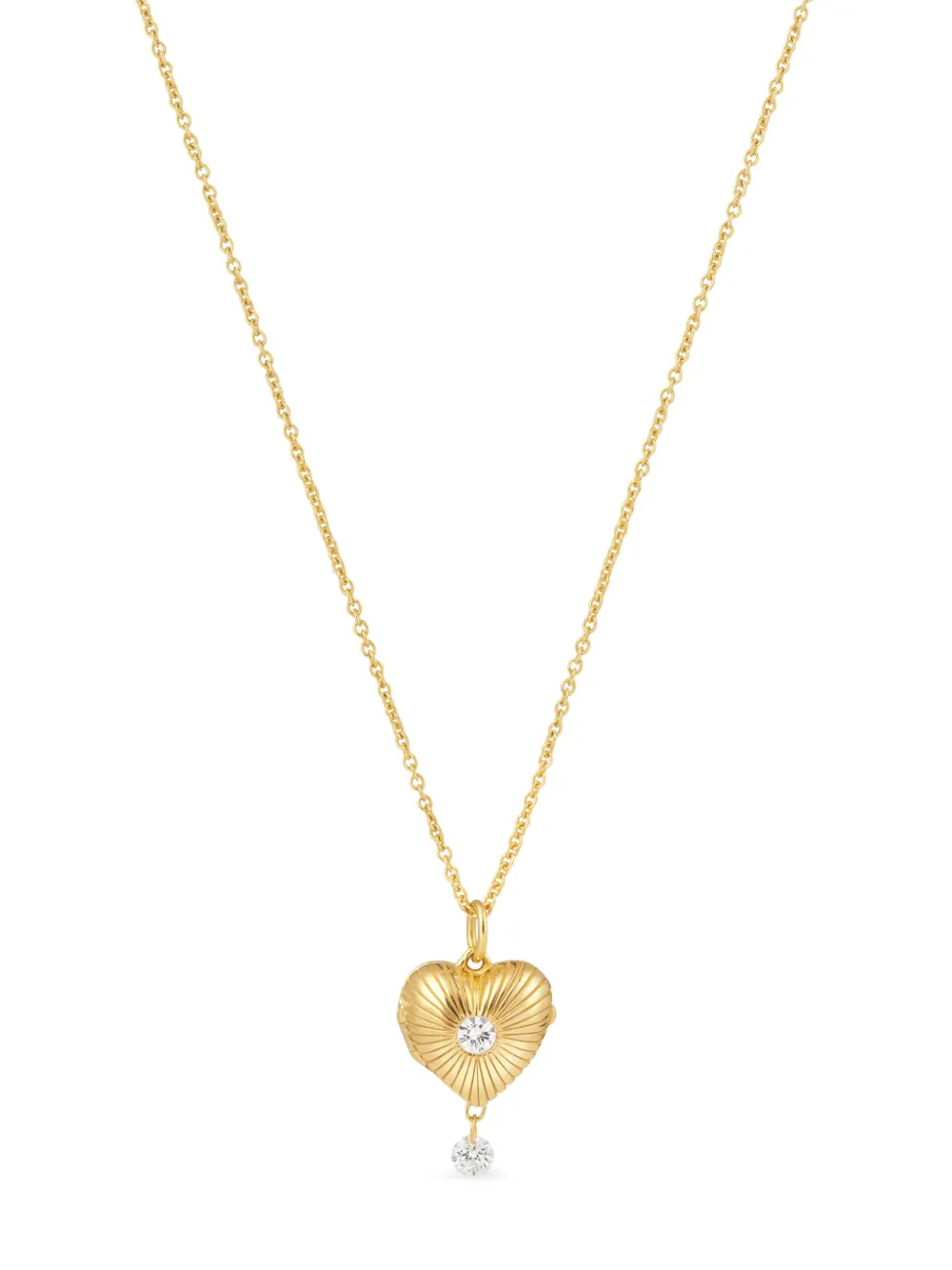 

Колье из желтого золота с бриллиантами Persée