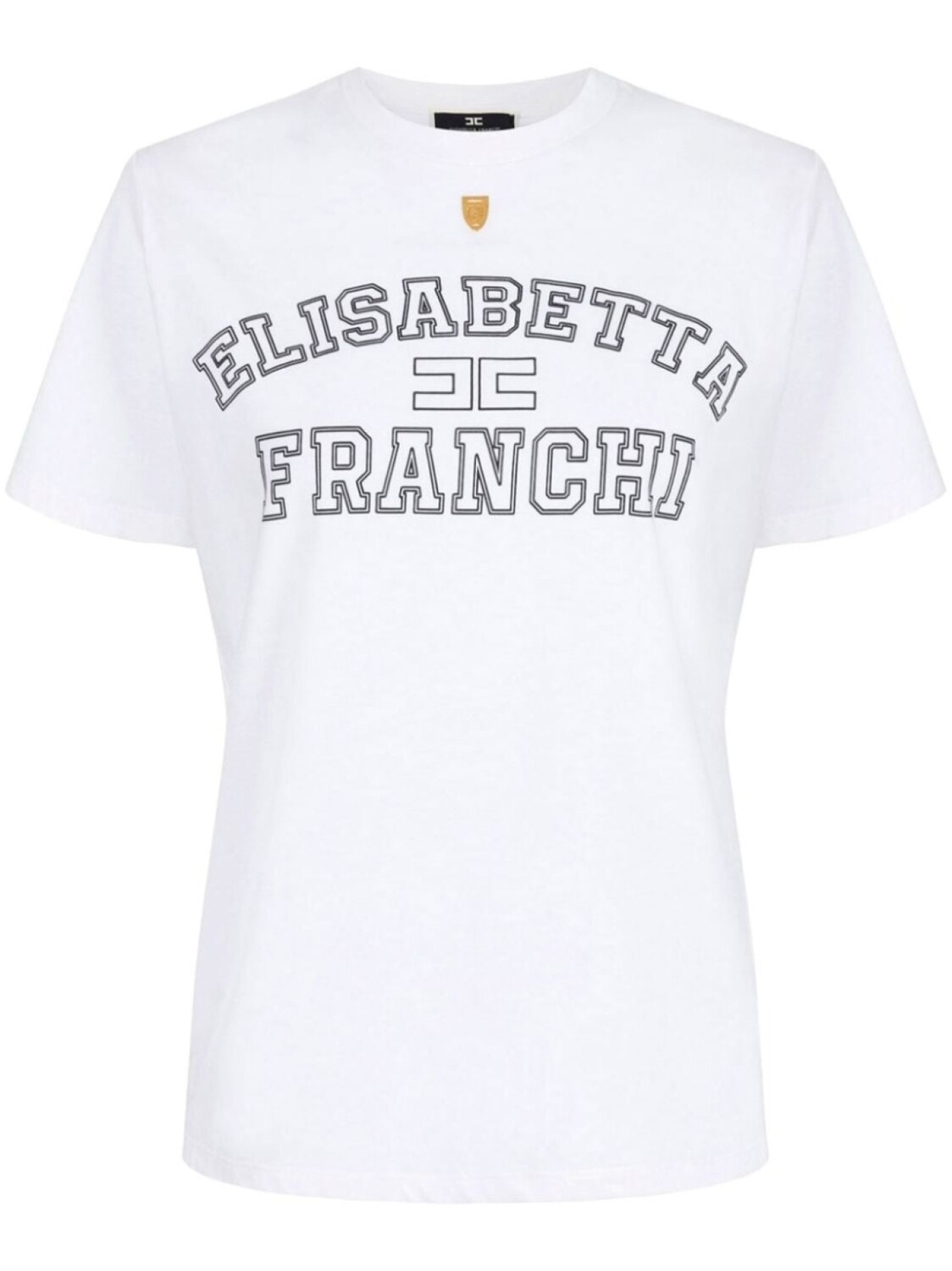 

Elisabetta Franchi футболка из хлопка с логотипом, белый