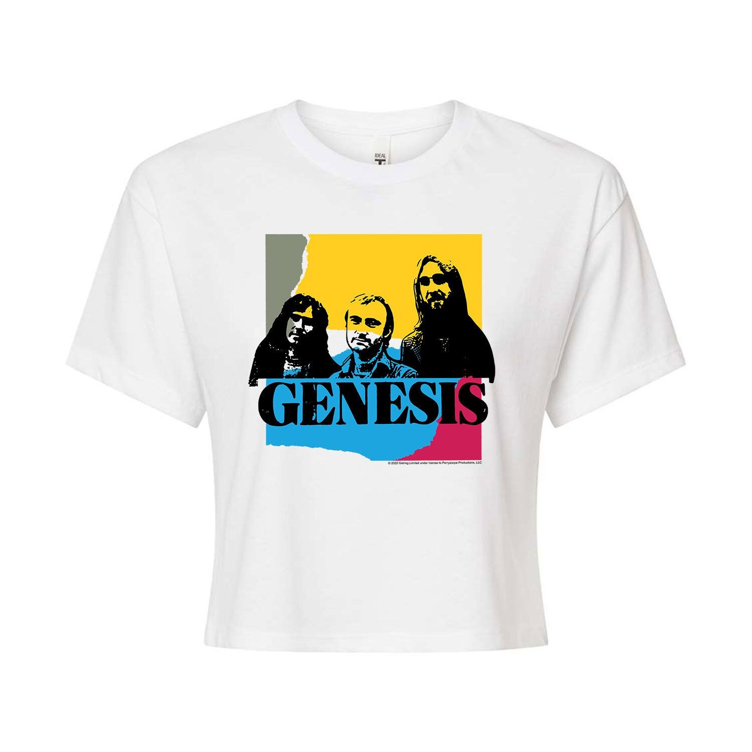 

Укороченная футболка с рисунком Genesis Group для юниоров Licensed Character, белый