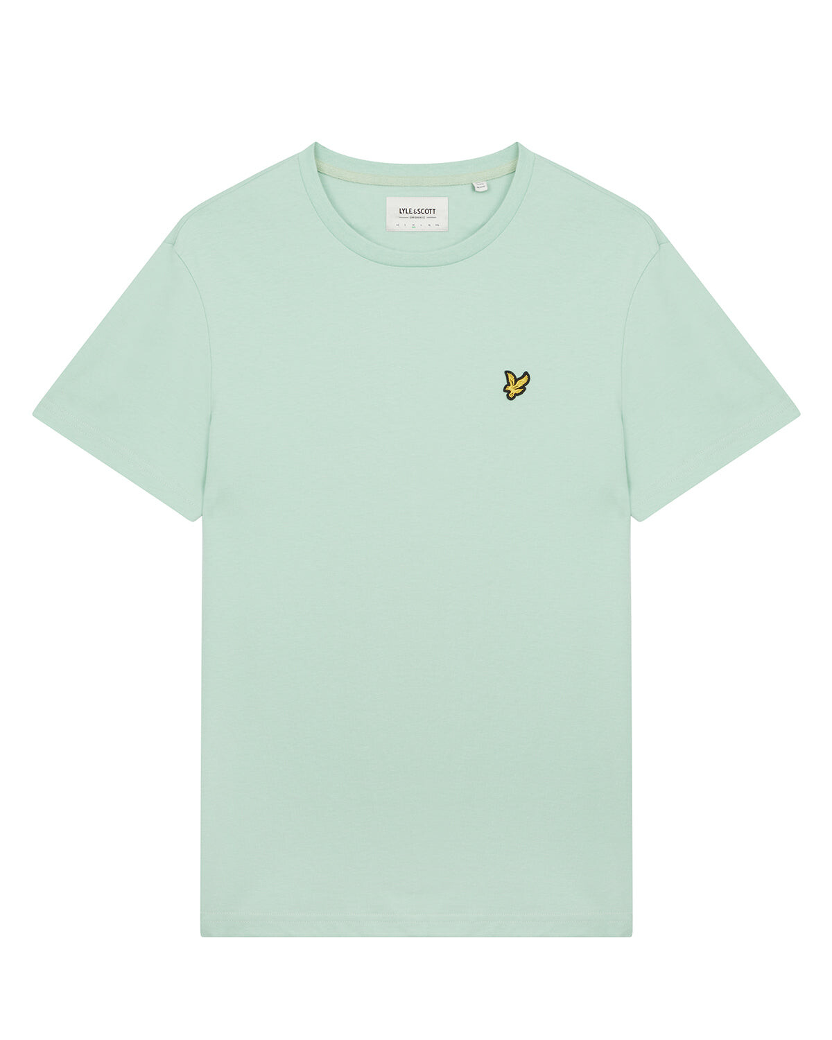 

Однотонная футболка зеленого цвета Lyle & Scott, зеленый