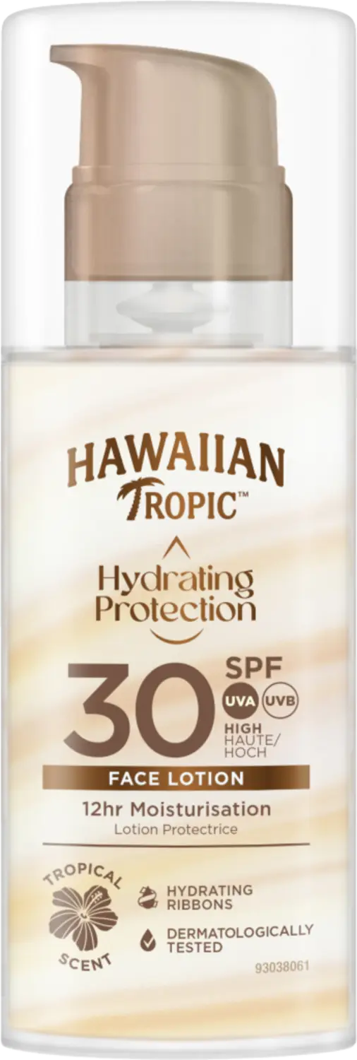 

Солнцезащитный крем Hawaiian Tropic Hydrating Protection Face Lotion LSF 30