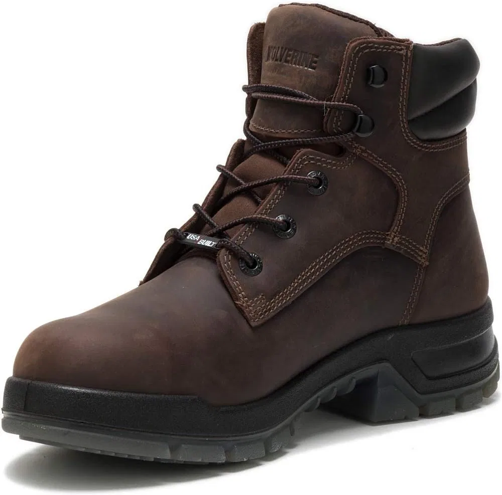 Мужские ботинки WOLVERINE Ramparts USA 6" WP, Brown — фото 4