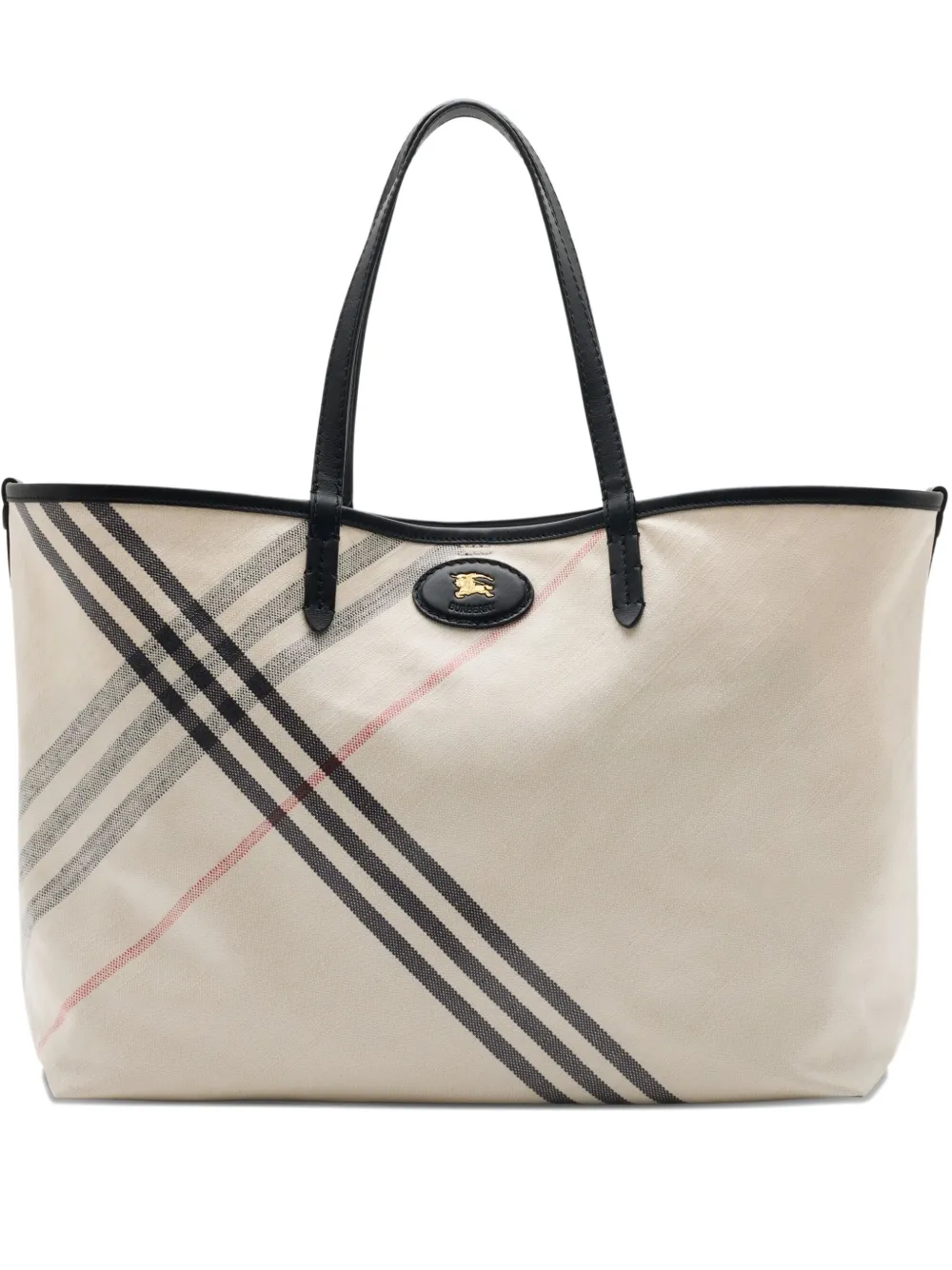 

Сумка-тоут Highlands среднего размера BURBERRY, нейтральный