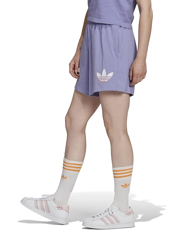 

Шорты Adidas Foundation Q2 Shorts, цвет Light Purple