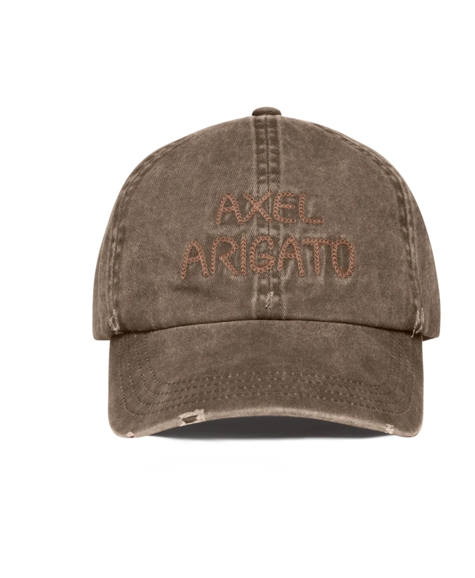 

Шапка, выполненная цепочным стежком Axel Arigato, коричневый