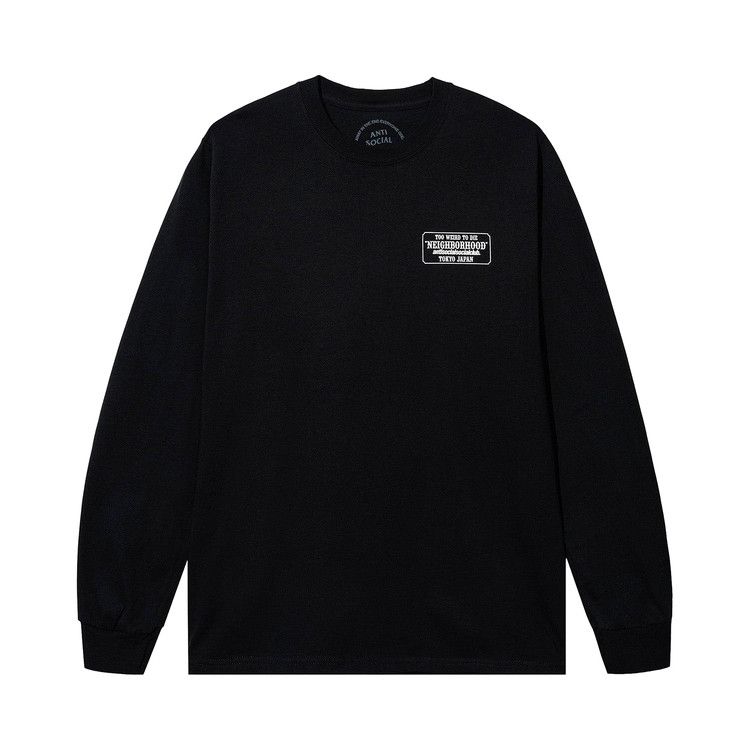 

Футболка Anti Social Social Club x Neighborhood Plaque Long-Sleeve Tee, Black