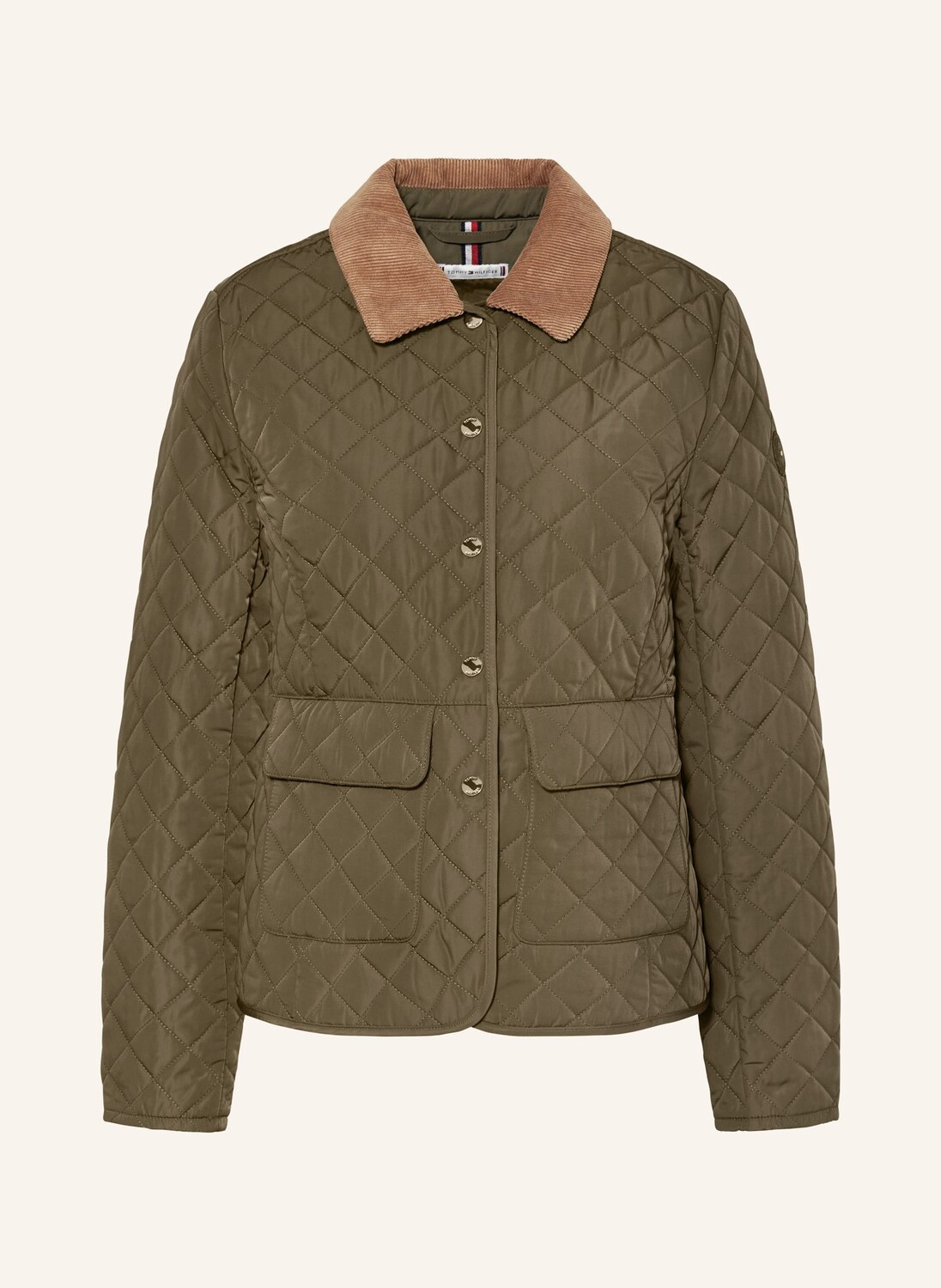 

Стеганая куртка Tommy Hilfiger, зеленый