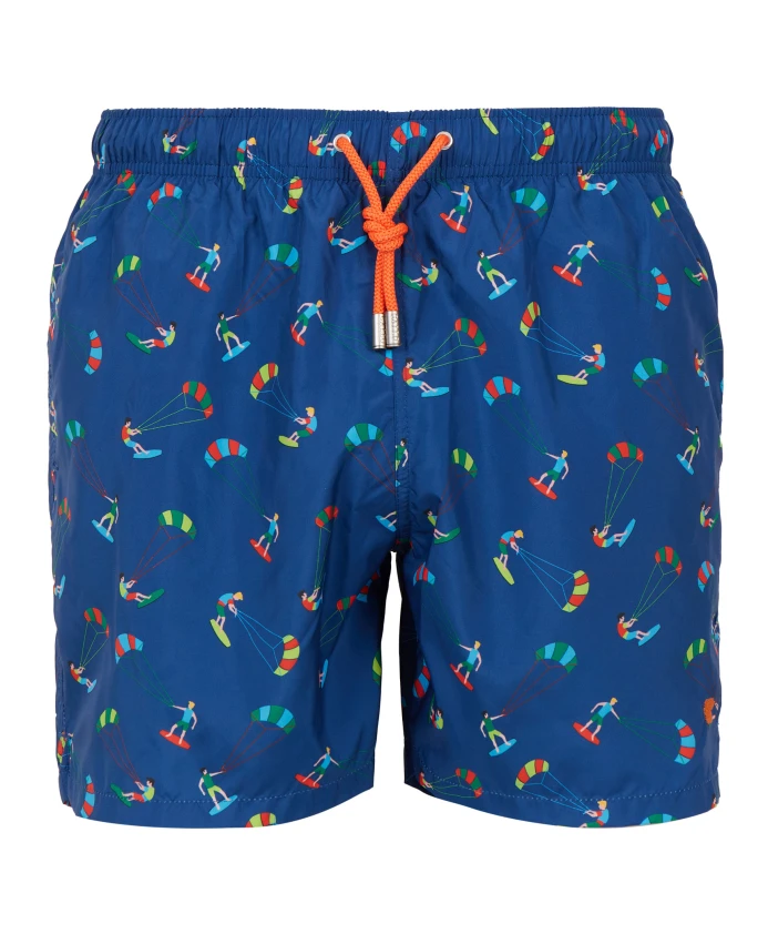 

Мужские синие плавки с рисунком дракона для серфинга. Gallo, мультиколор