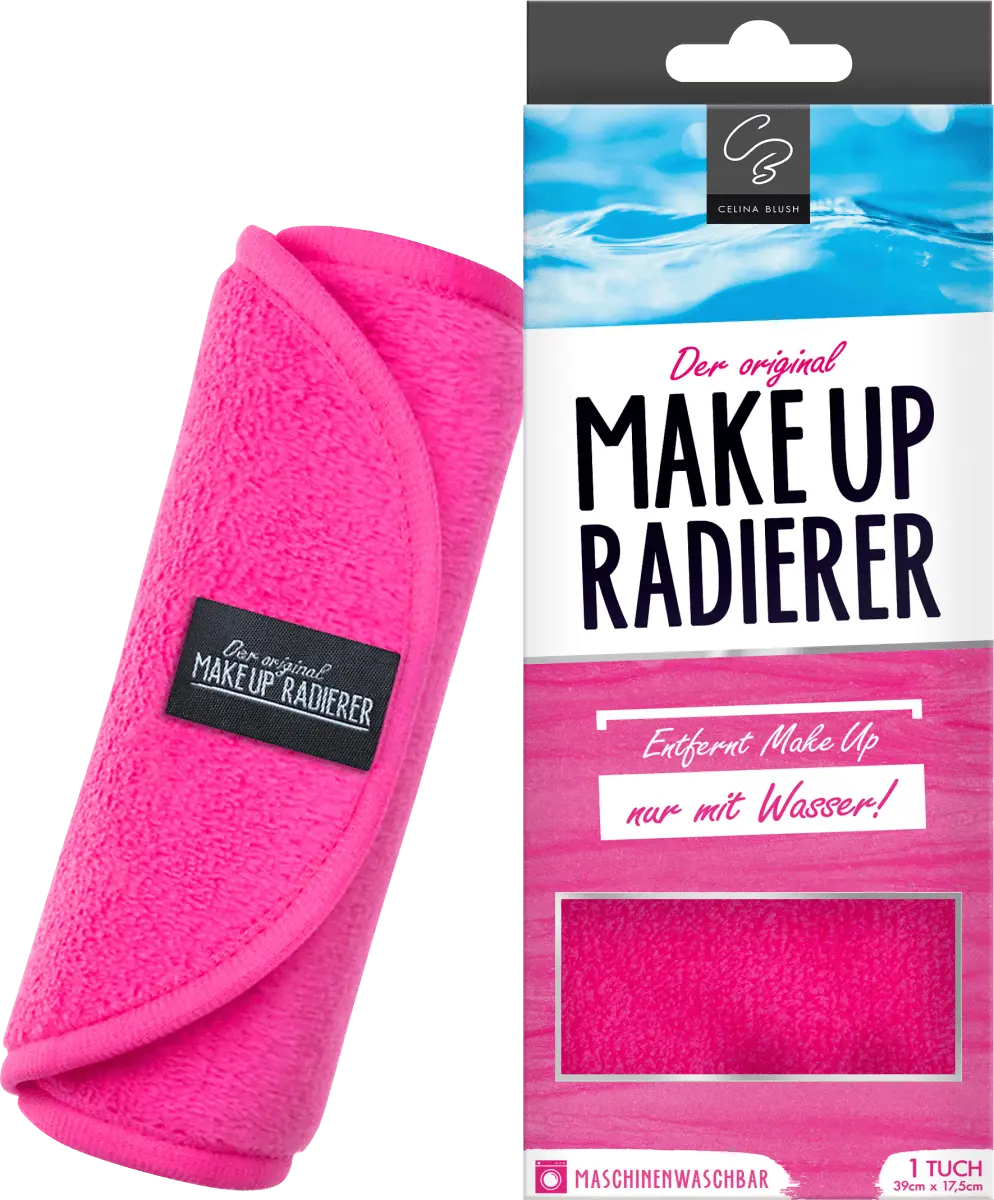 

Салфетка для ластика MakeUp розовая 1 шт. Der original MakeUp Radierer