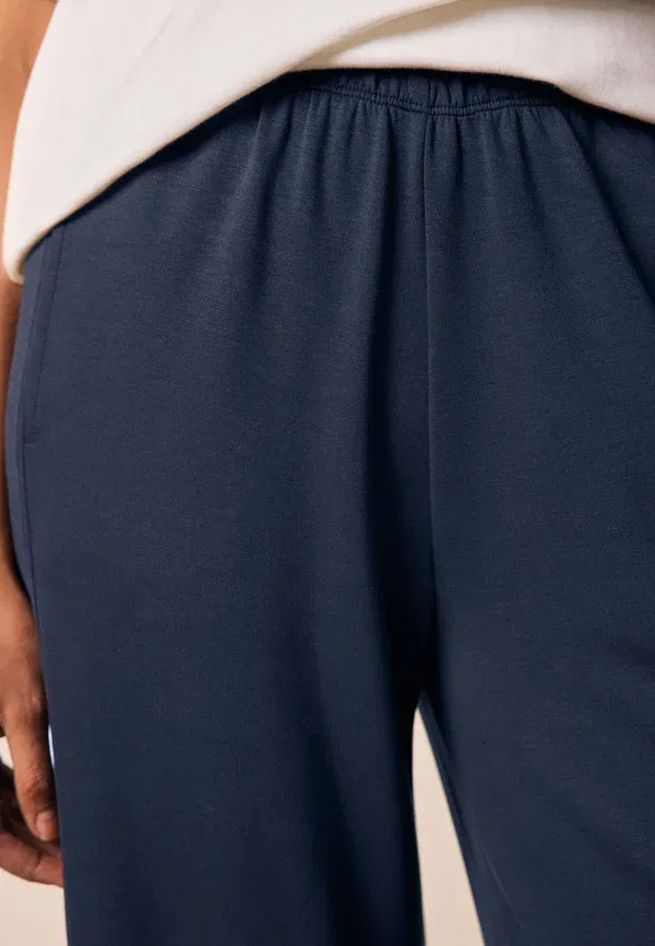 Спортивные штаны Next Regular Fit Premium Heavyweight Slinky Barrel Leg Joggers, темно-синий — фото 2