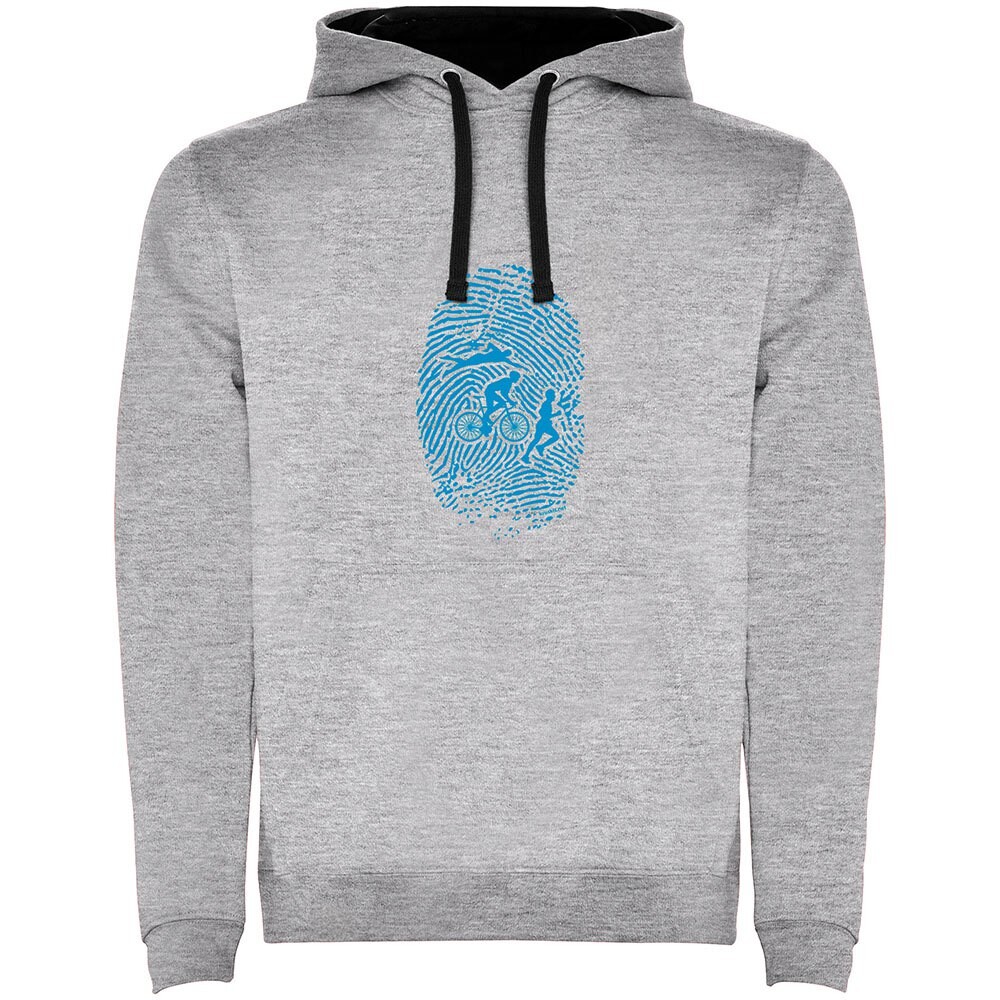 

Худи Kruskis Triathlon Fingerprint Two-Colour, серый