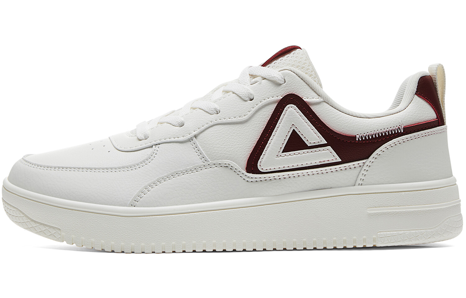 

Кроссовки PEAK Skateboarding Shoes Men Low-top Off-white/rumba, белый