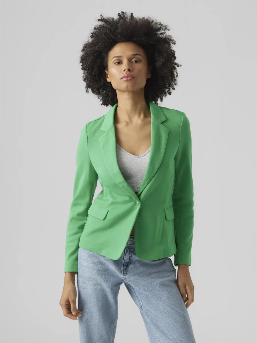 

Блейзер Vero Moda из джерси "VMJULIA LS BLAZER", зеленый