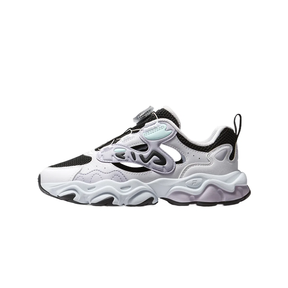 Кроссовки беговые Heritage FHT FILA KIDS черно-сиреневые