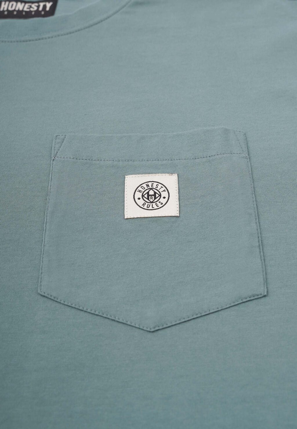

Базовая футболка POCKET UNISEX Honesty Rules, светло-зеленый