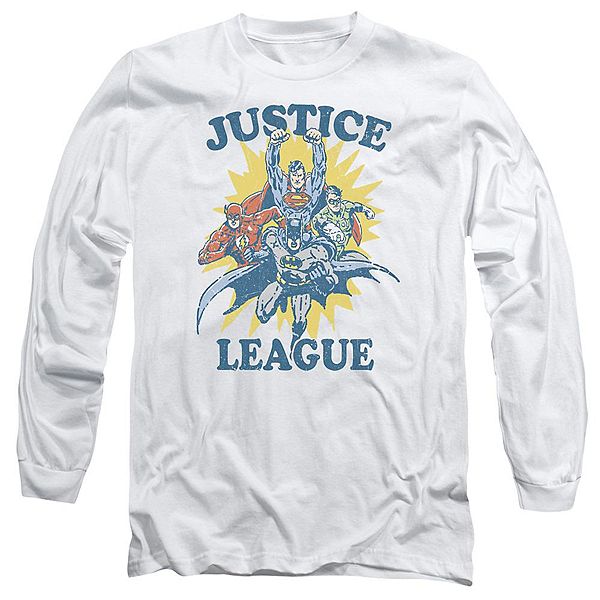 

Футболка с длинным рукавом adult justice league of america lets do this Licensed Character