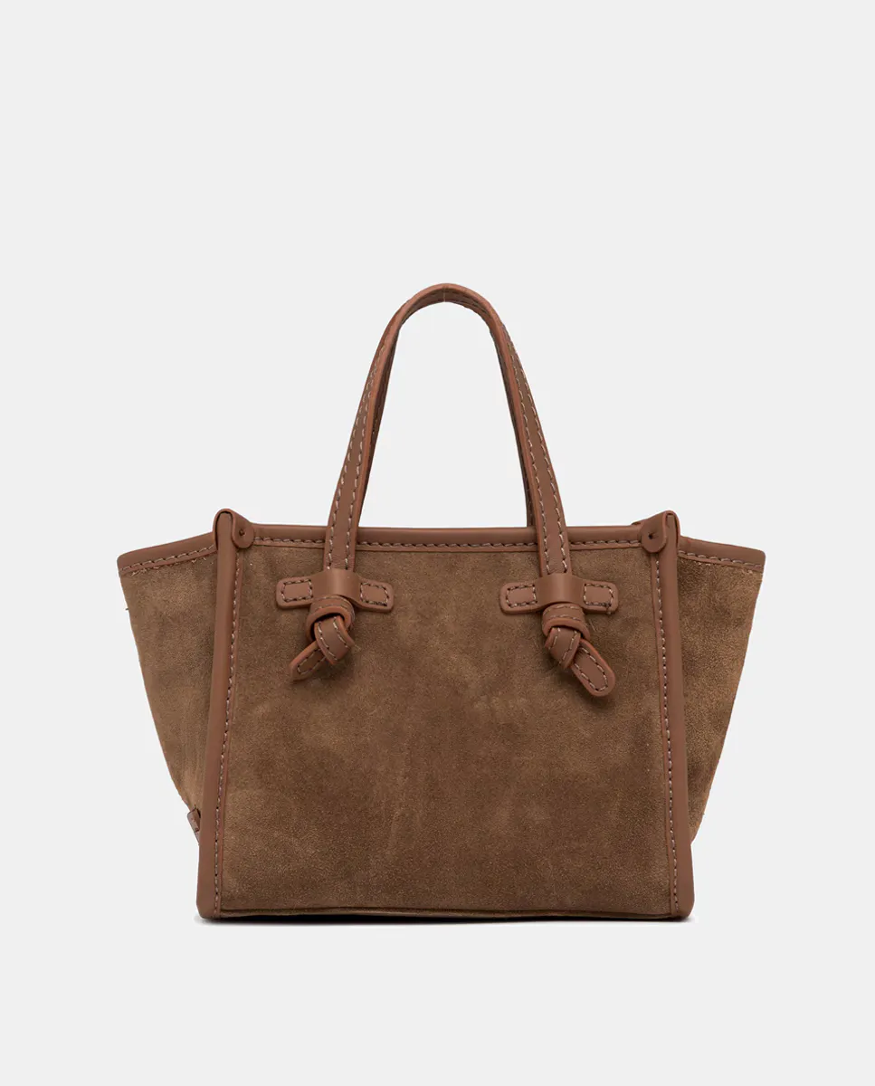 

Мини-сумка Miss Marcella из замши Gianni Chiarini, цвет Marrón claro